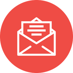 Icon of an envelope, representing 'Bilgilerini Gir'